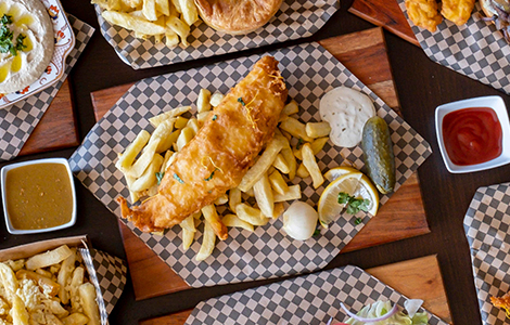 Masala Fish With Chips